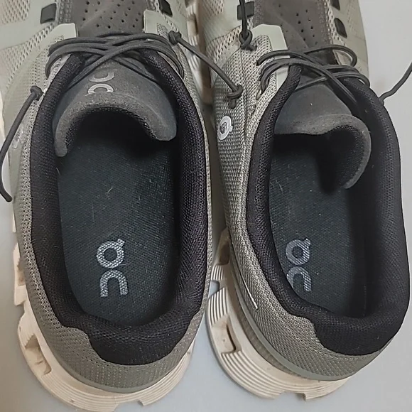 On Running Olive and Beige Athletic Shoes - Picture 7 of 15